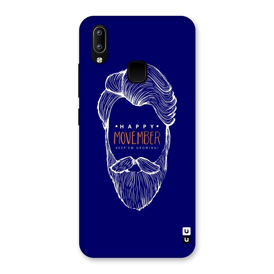 Happy Movember Blue Back Case for Vivo Y93