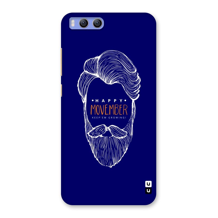 Happy Movember Blue Back Case for Xiaomi Mi 6