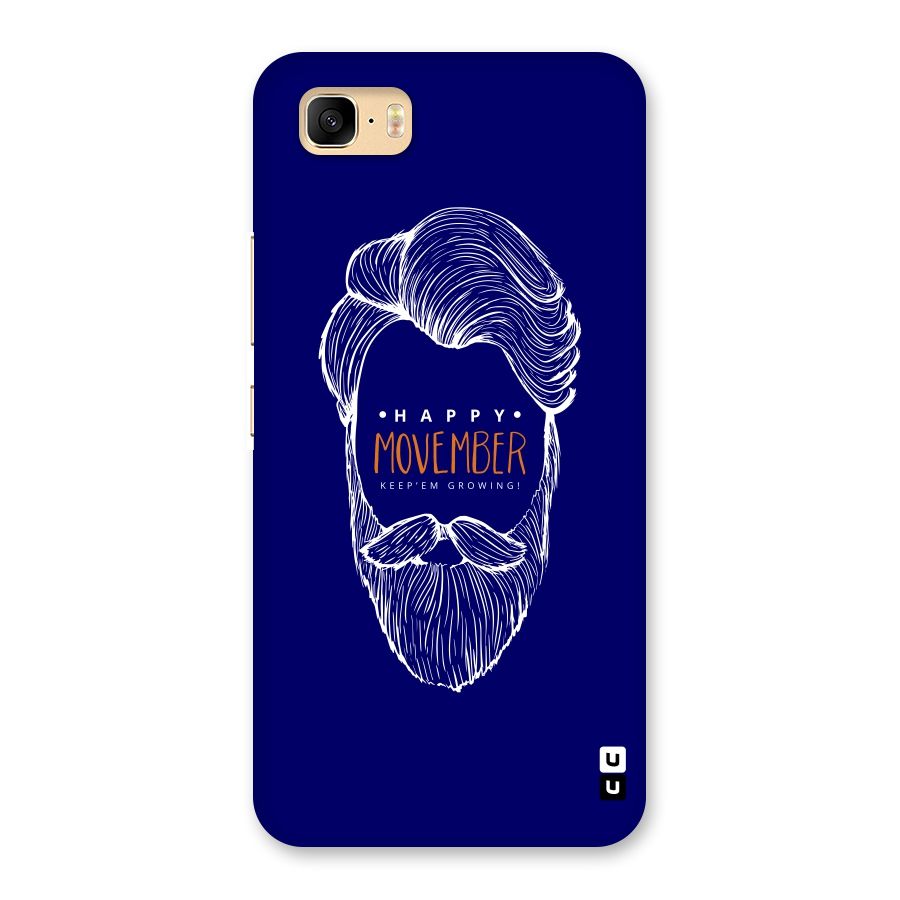 Happy Movember Blue Back Case for Zenfone 3s Max