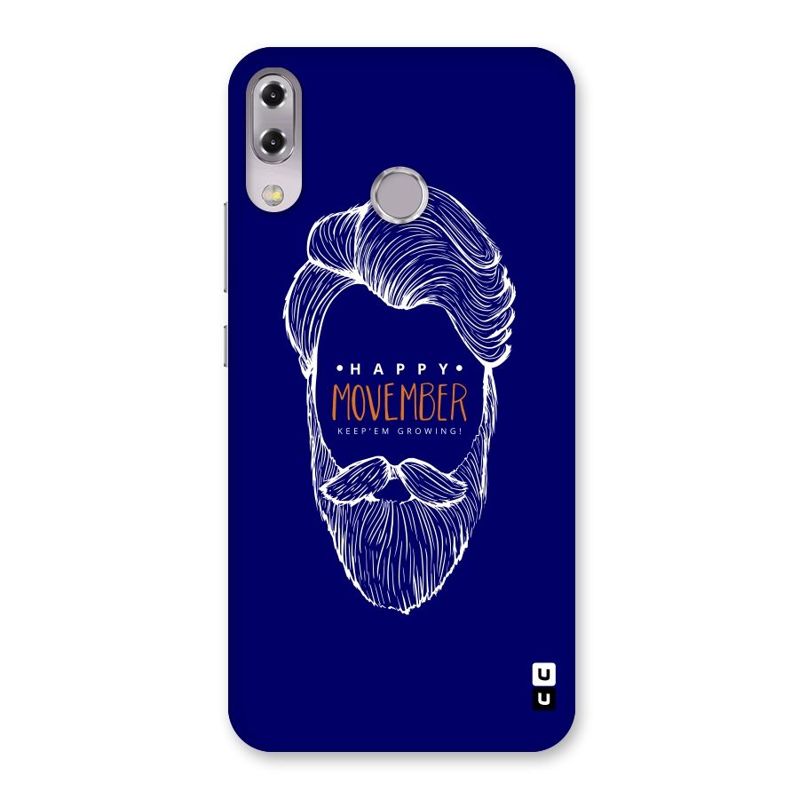 Happy Movember Blue Back Case for Zenfone 5Z