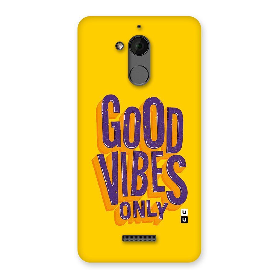 Happy Vibes Only Back Case for Coolpad Note 5