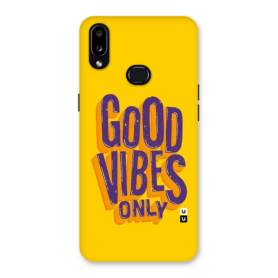 Happy Vibes Only Back Case for Galaxy A10s