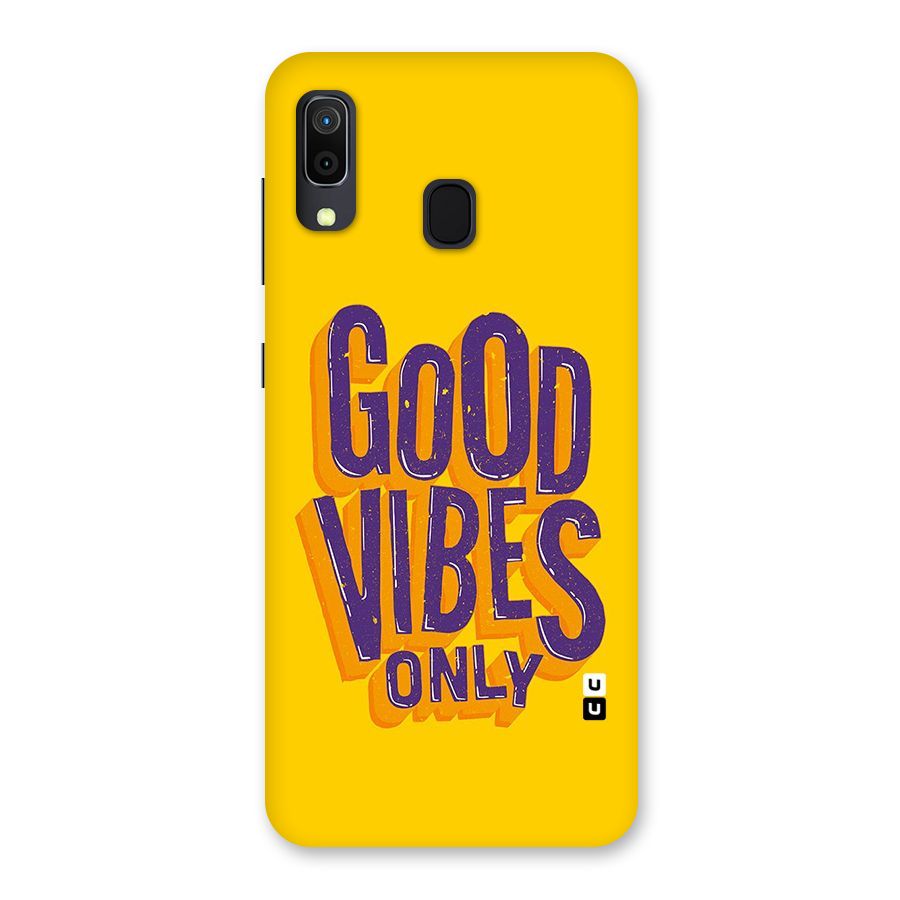 Happy Vibes Only Back Case for Galaxy A30