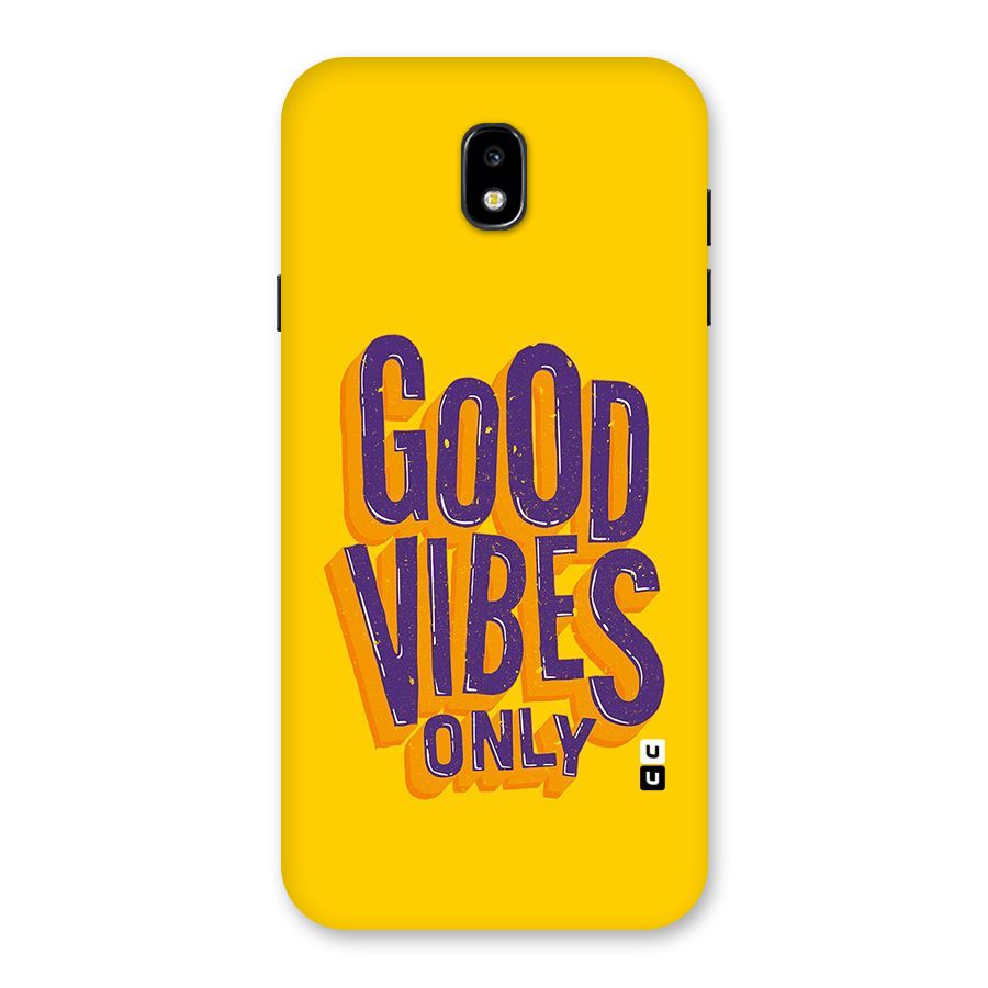 Happy Vibes Only Back Case for Galaxy J7 Pro