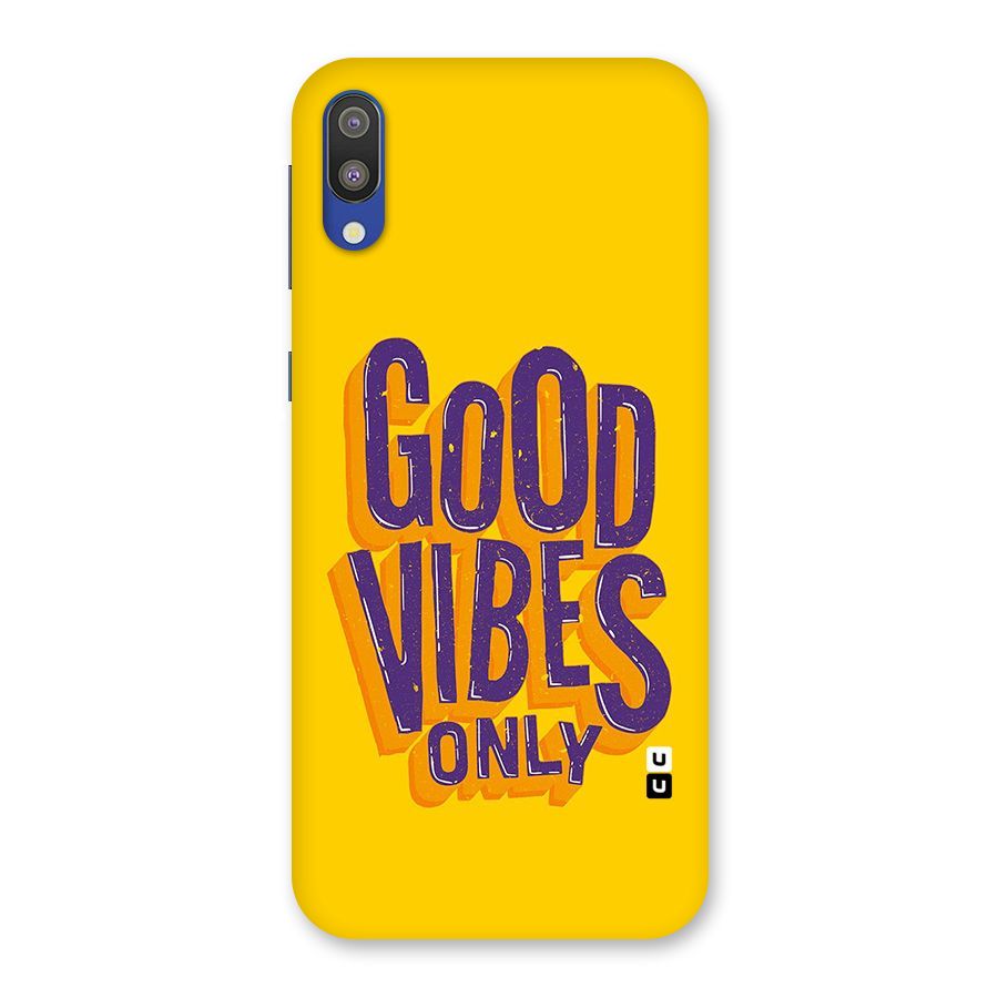 Happy Vibes Only Back Case for Galaxy M10