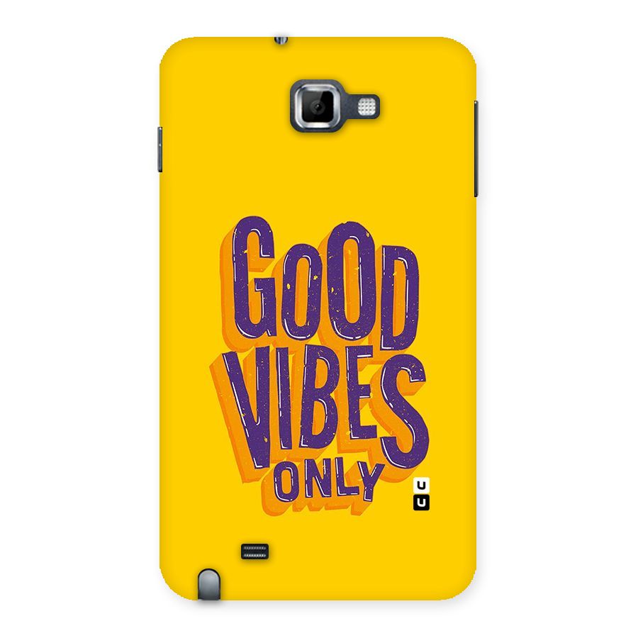 Happy Vibes Only Back Case for Galaxy Note