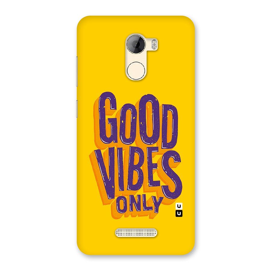 Happy Vibes Only Back Case for Gionee A1 LIte
