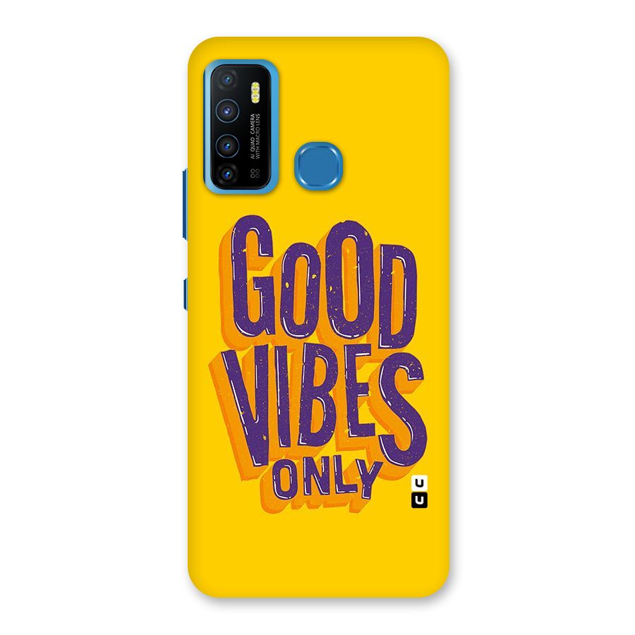 Happy Vibes Only Back Case for Infinix Hot 9