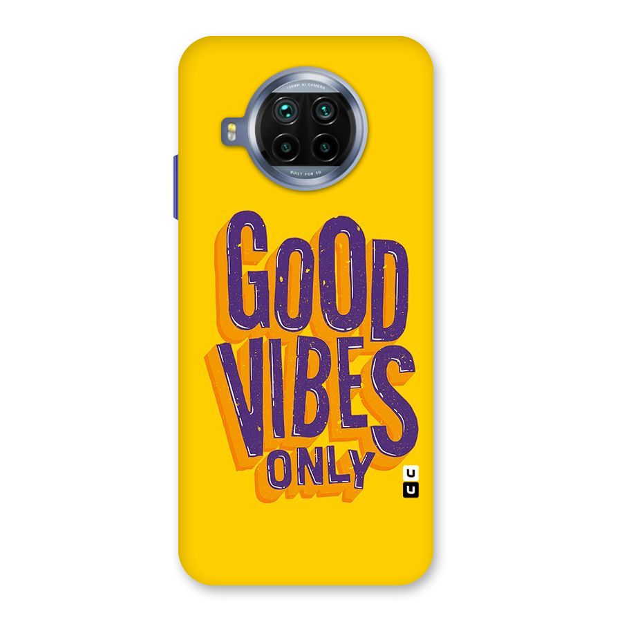 Happy Vibes Only Back Case for Mi 10i