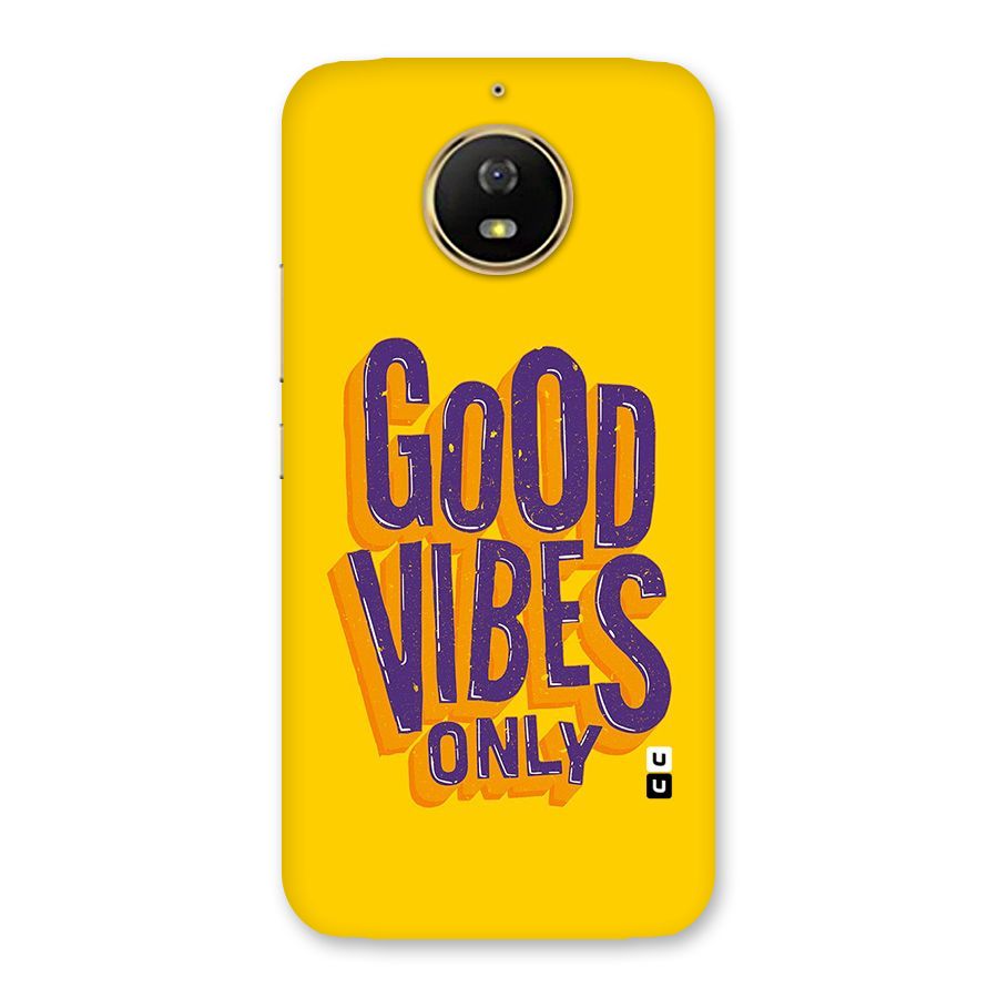 Happy Vibes Only Back Case for Moto G5s
