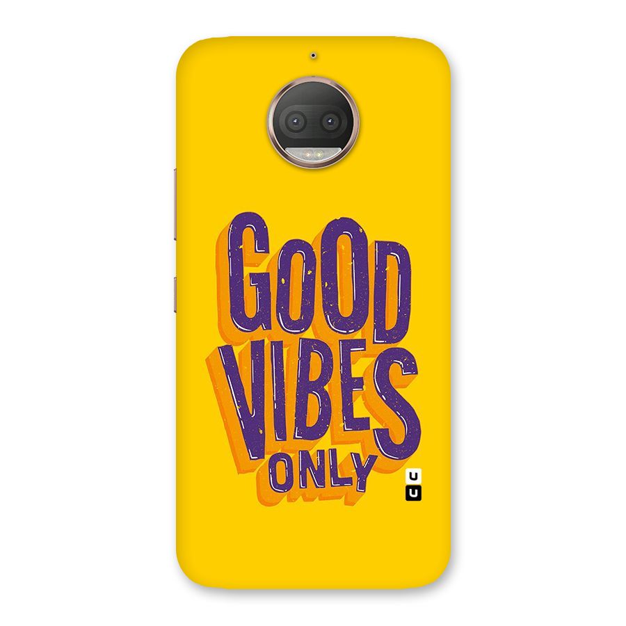 Happy Vibes Only Back Case for Moto G5s Plus