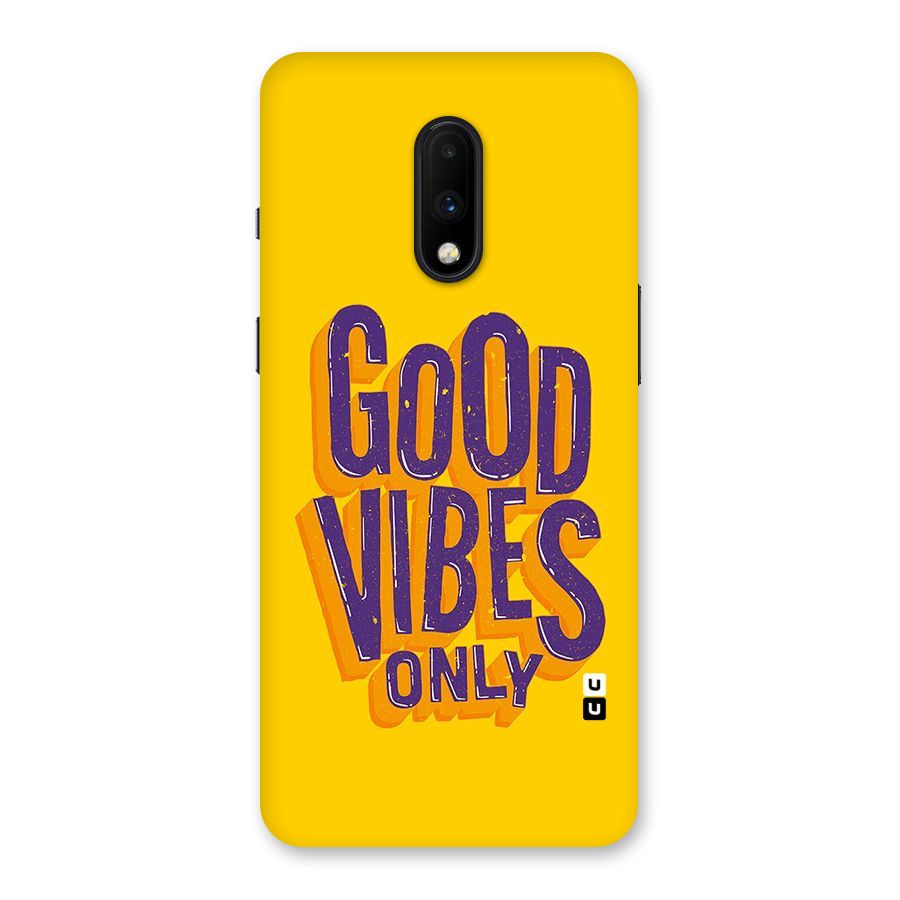Happy Vibes Only Back Case for OnePlus 7