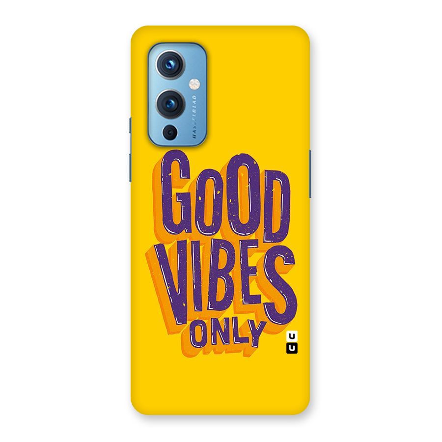 Happy Vibes Only Back Case for OnePlus 9
