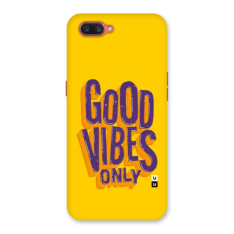 Happy Vibes Only Back Case for Oppo A3s