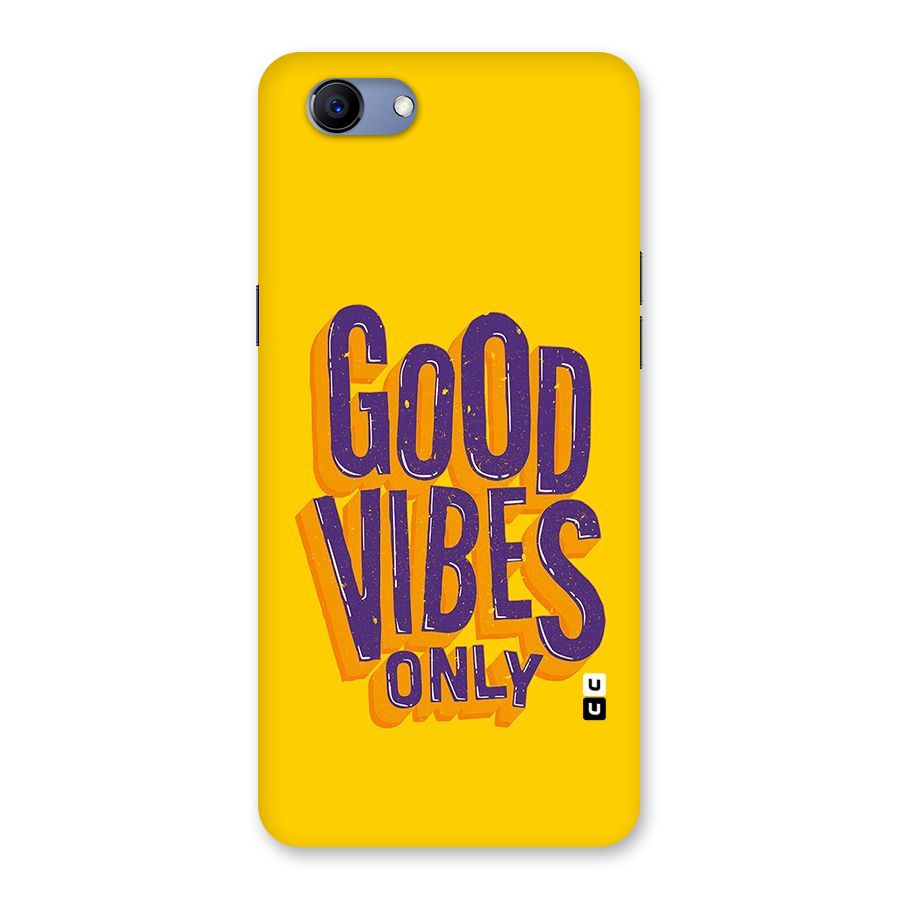 Happy Vibes Only Back Case for Oppo Realme 1