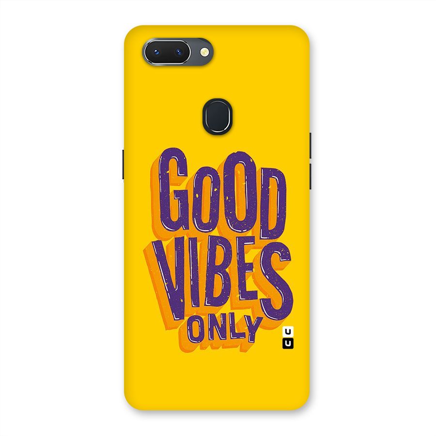 Happy Vibes Only Back Case for Oppo Realme 2