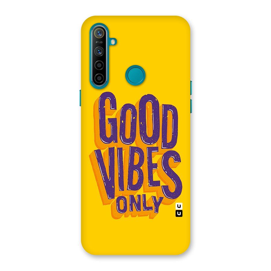 Happy Vibes Only Back Case for Realme 5i
