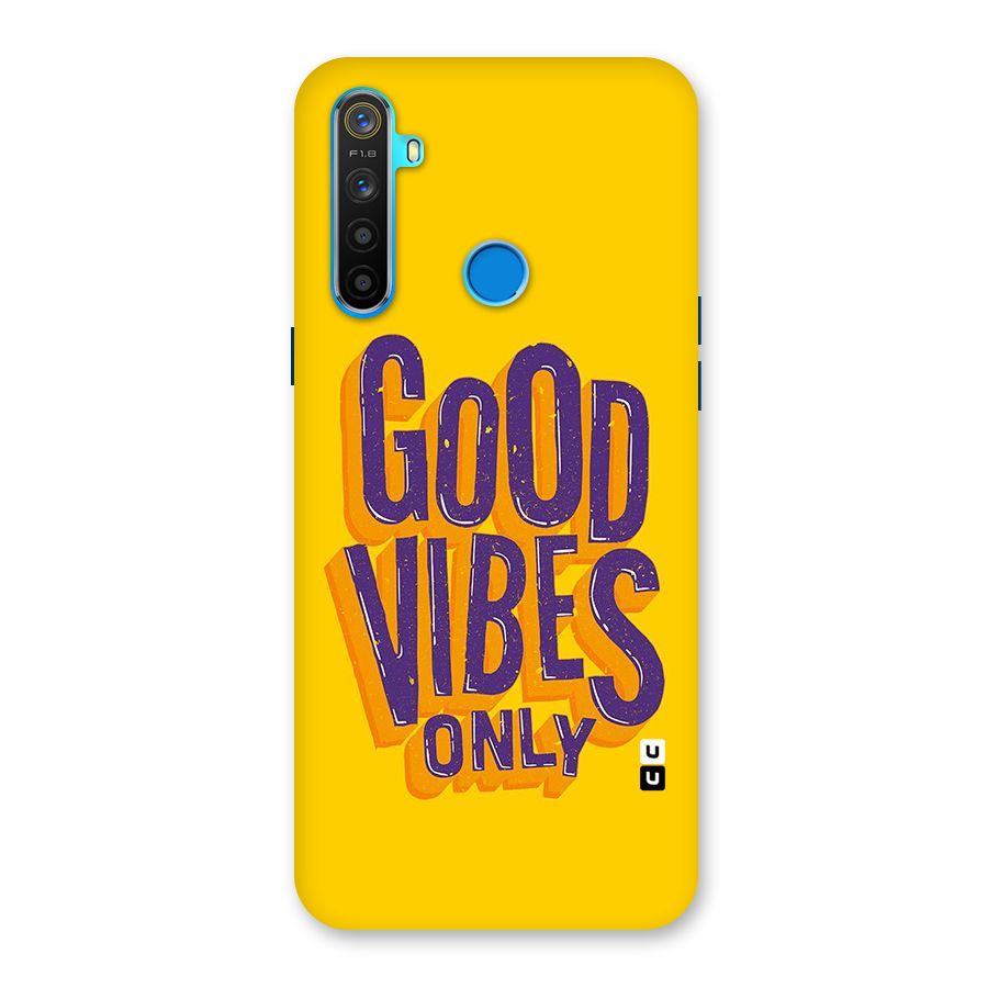 Happy Vibes Only Back Case for Realme 5s