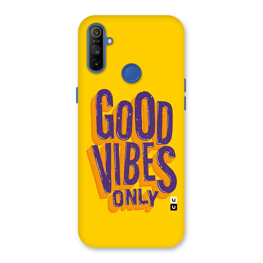 Happy Vibes Only Back Case for Realme Narzo 10A