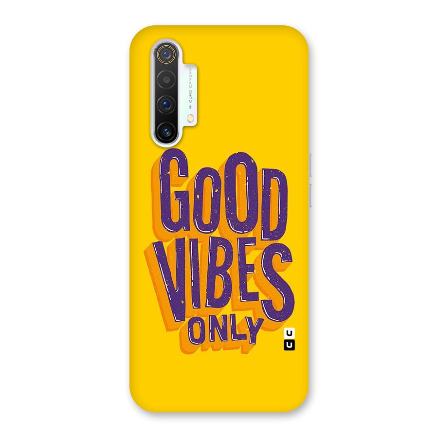 Happy Vibes Only Back Case for Realme X3