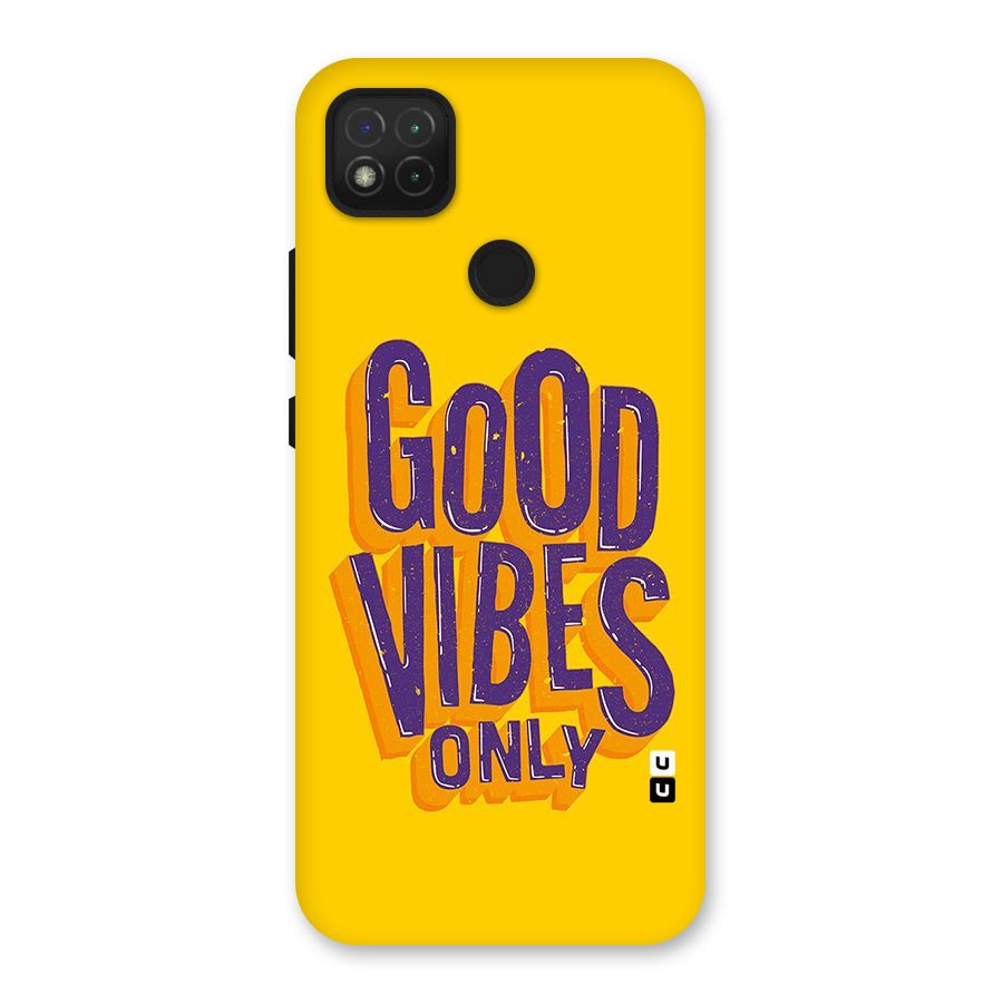 Happy Vibes Only Back Case for Redmi 9