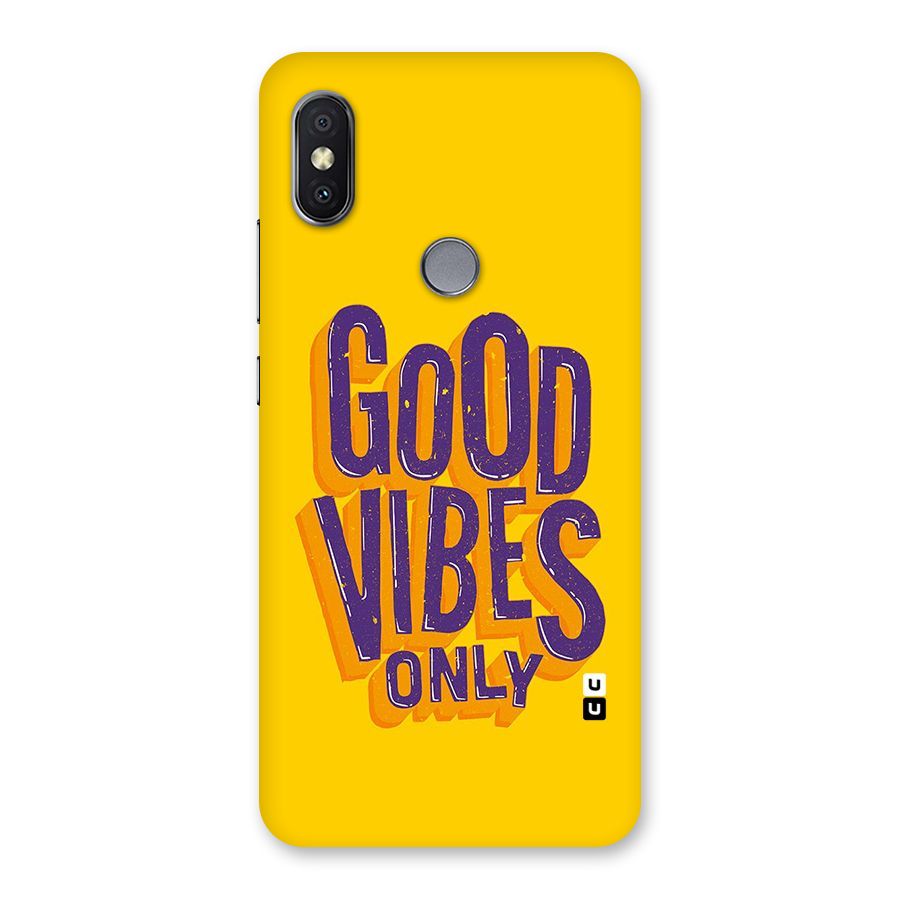 Happy Vibes Only Back Case for Redmi Y2