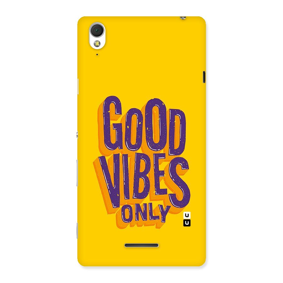 Happy Vibes Only Back Case for Sony Xperia T3