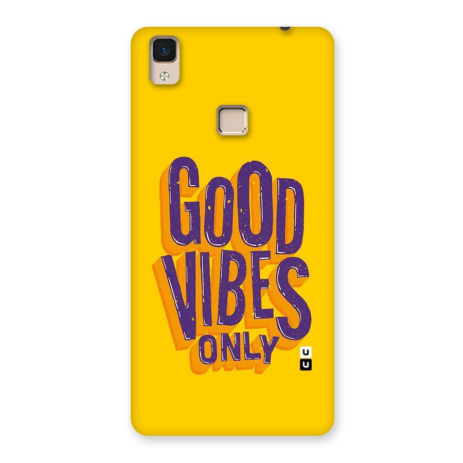 Happy Vibes Only Back Case for V3 Max