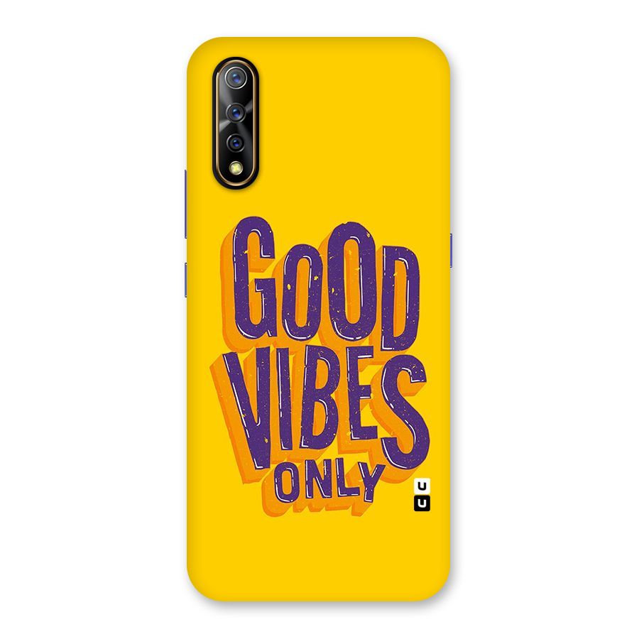 Happy Vibes Only Back Case for Vivo S1