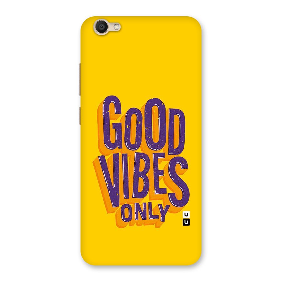 Happy Vibes Only Back Case for Vivo V5