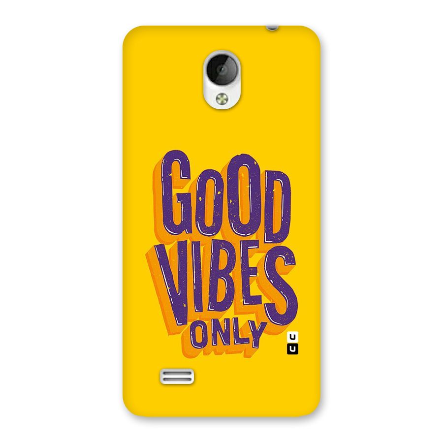 Happy Vibes Only Back Case for Vivo Y21