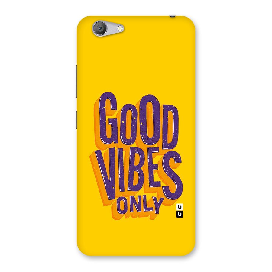 Happy Vibes Only Back Case for Vivo Y53