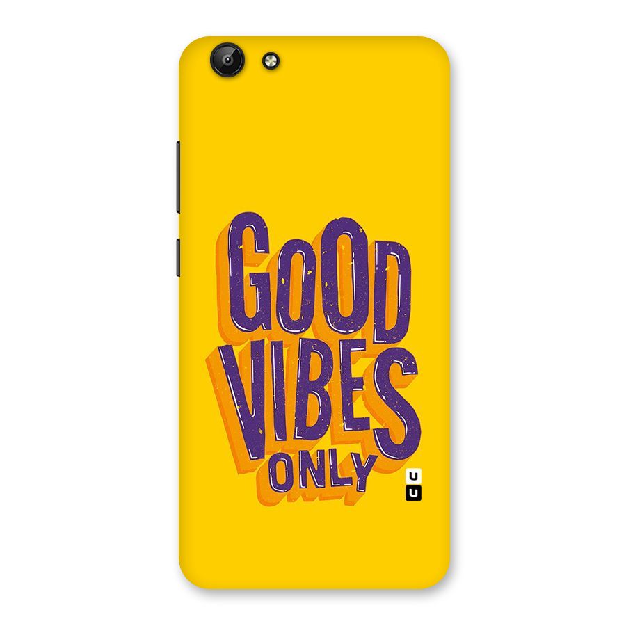 Happy Vibes Only Back Case for Vivo Y69