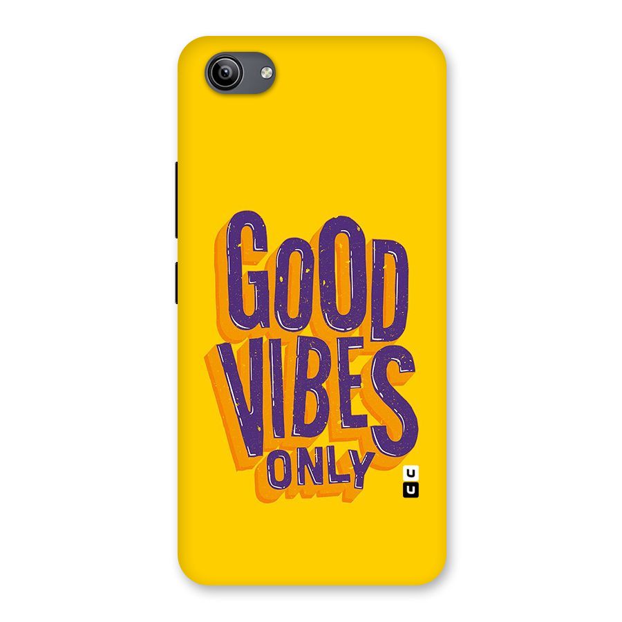 Happy Vibes Only Back Case for Vivo Y81i