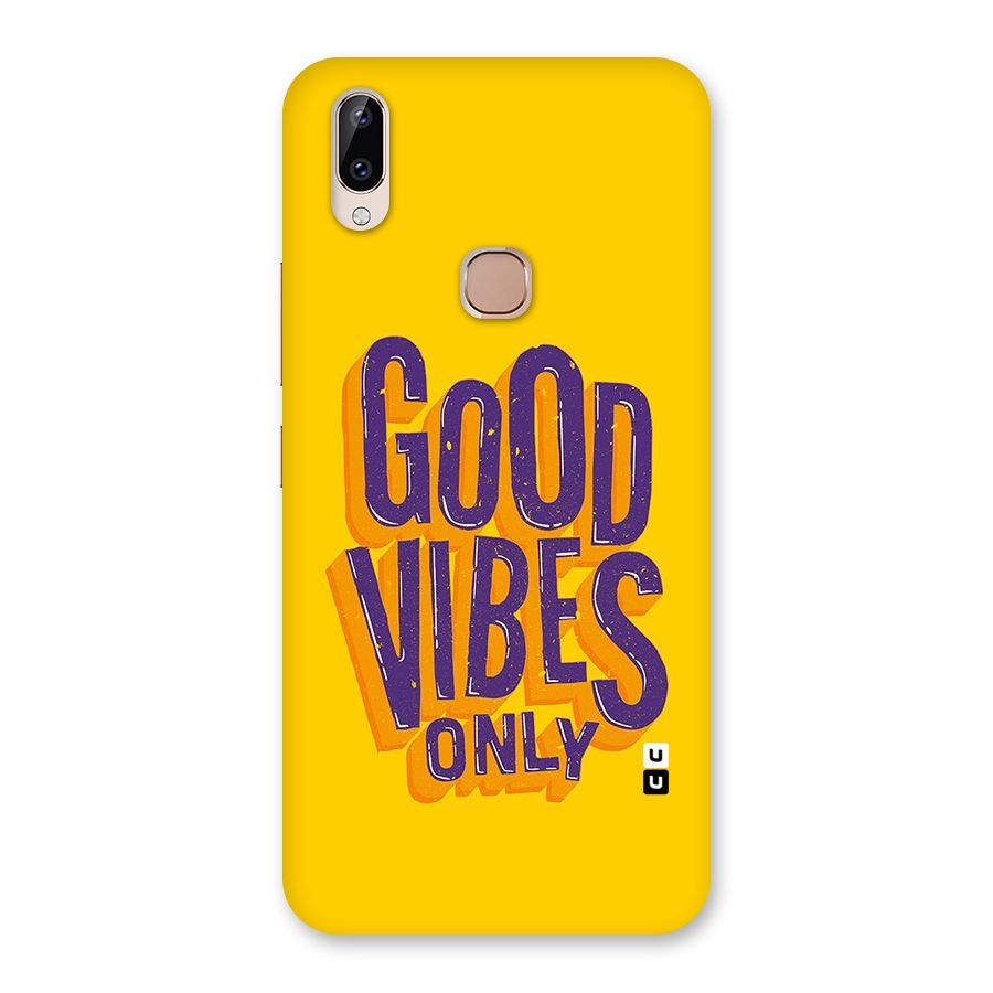 Happy Vibes Only Back Case for Vivo Y83 Pro