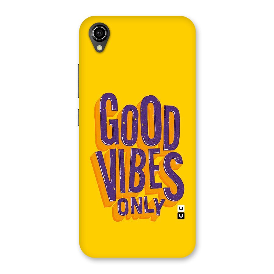 Happy Vibes Only Back Case for Vivo Y90