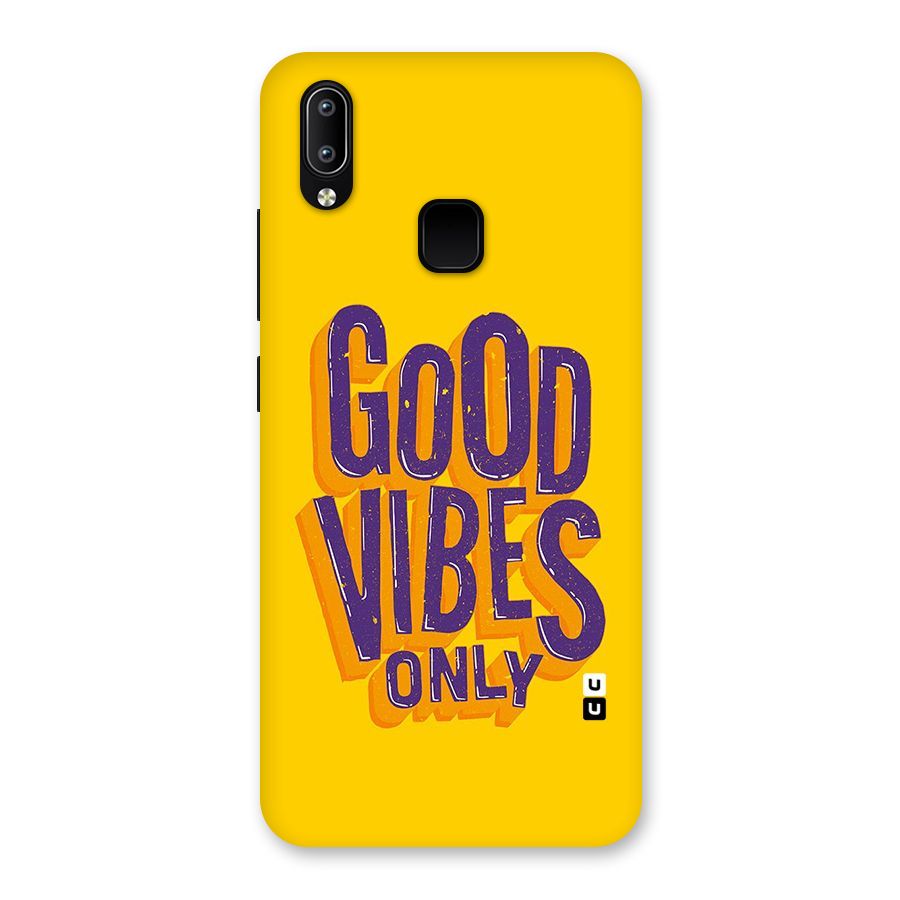 Happy Vibes Only Back Case for Vivo Y93