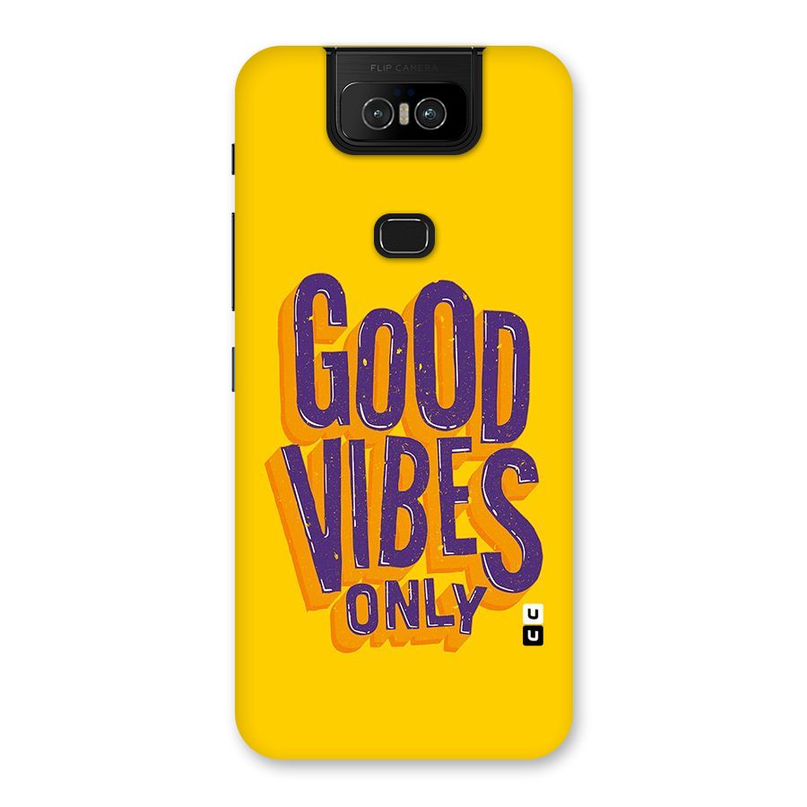 Happy Vibes Only Back Case for Zenfone 6z