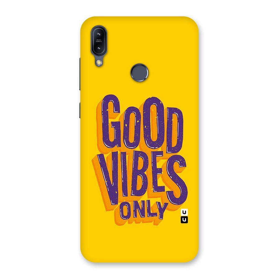 Happy Vibes Only Back Case for Zenfone Max M2
