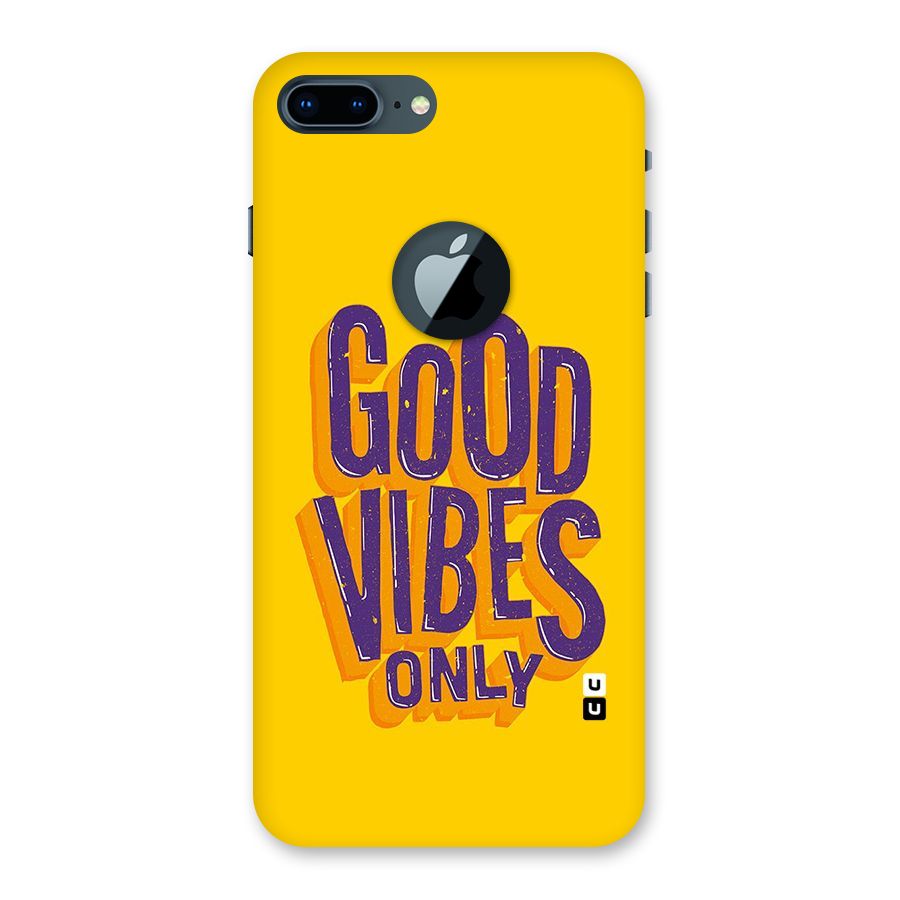 Happy Vibes Only Back Case for iPhone 7 Plus Logo Cut