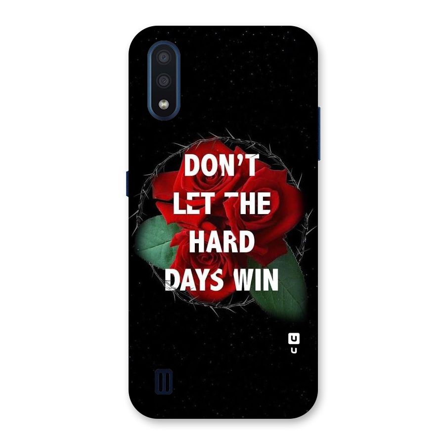 Hard Days No Win Back Case for Galaxy M01