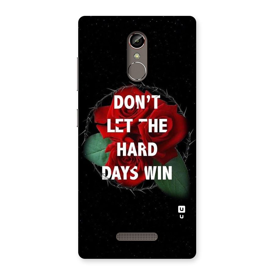 Hard Days No Win Back Case for Gionee S6s