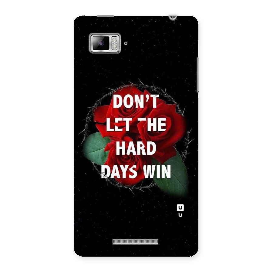 Hard Days No Win Back Case for Lenovo Vibe Z K910