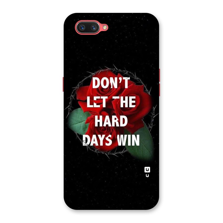 Hard Days No Win Back Case for Oppo A3s