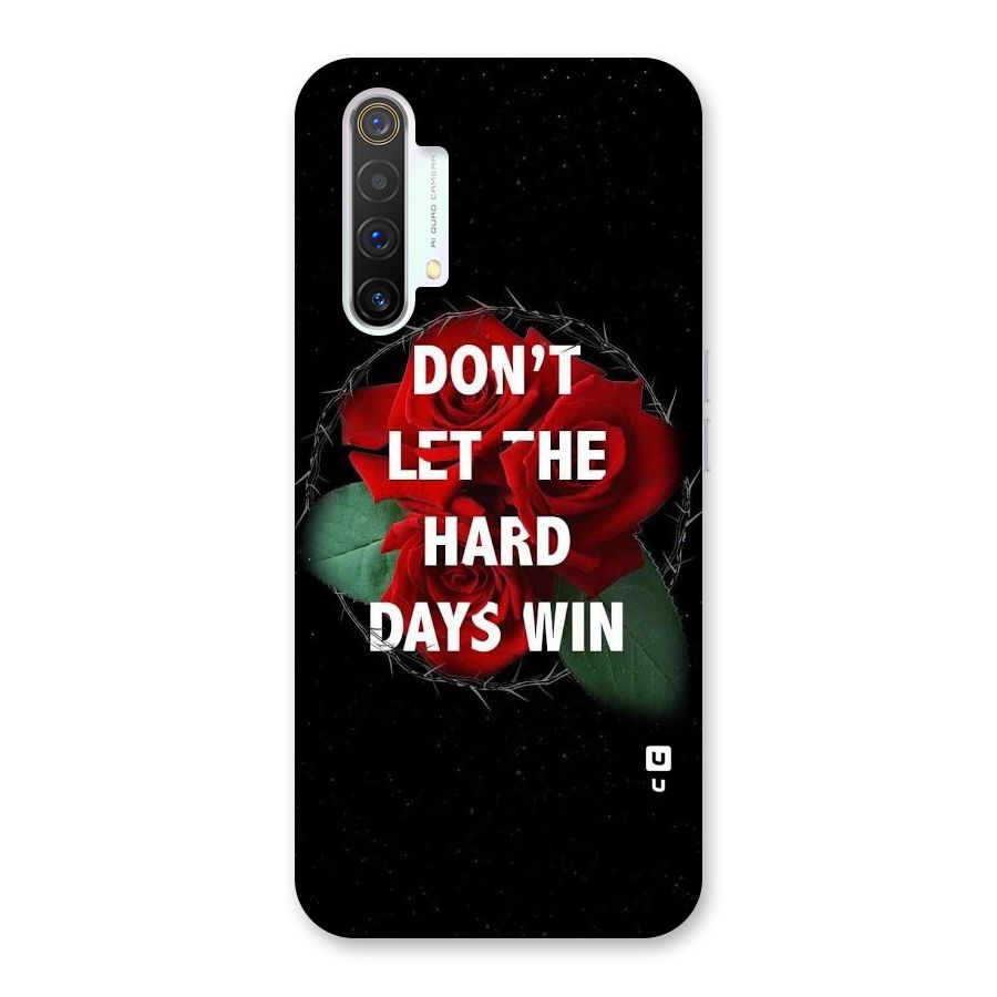 Hard Days No Win Back Case for Realme X3