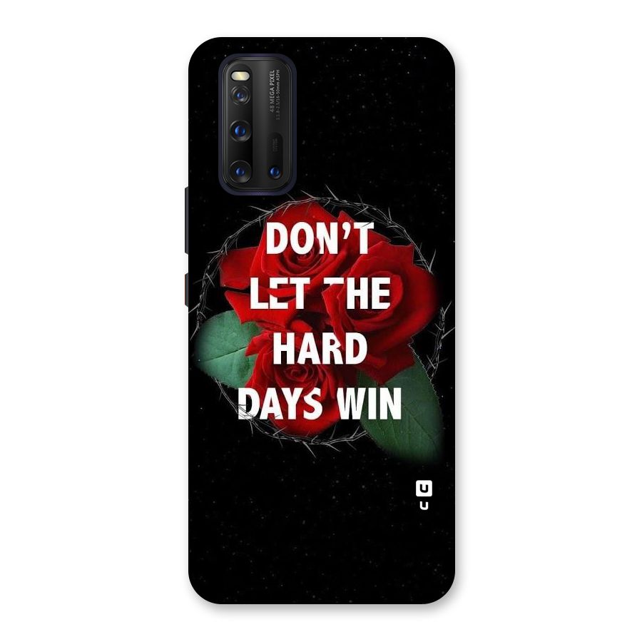 Hard Days No Win Back Case for Vivo iQOO 3
