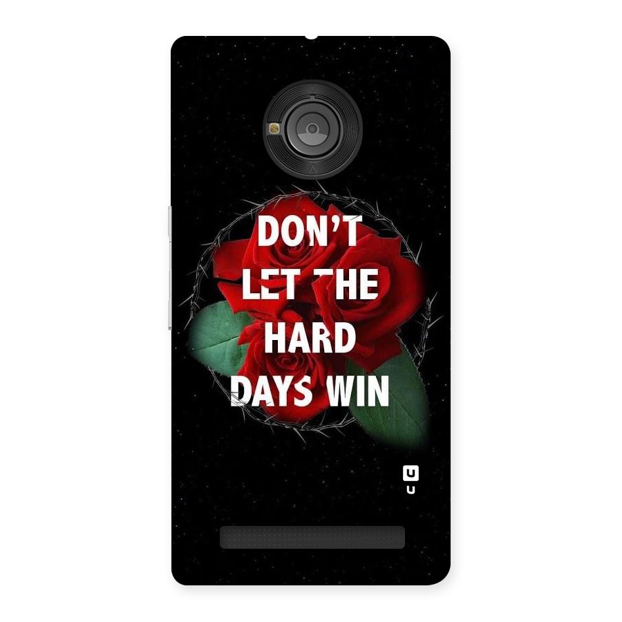 Hard Days No Win Back Case for Yu Yunique