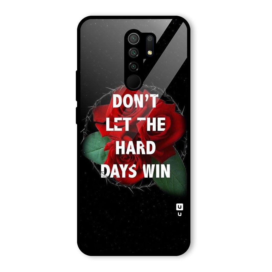 Hard Days No Win Glass Back Case for Poco M2
