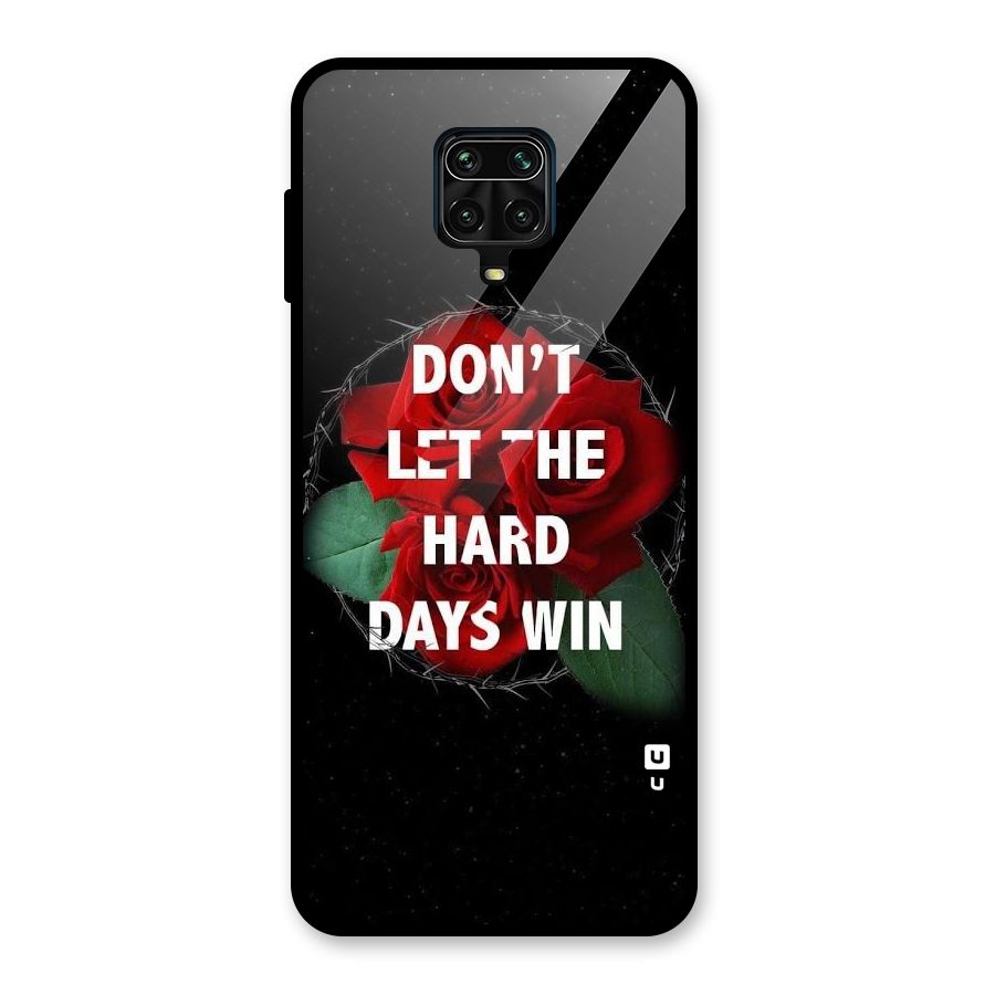 Hard Days No Win Glass Back Case for Poco M2 Pro