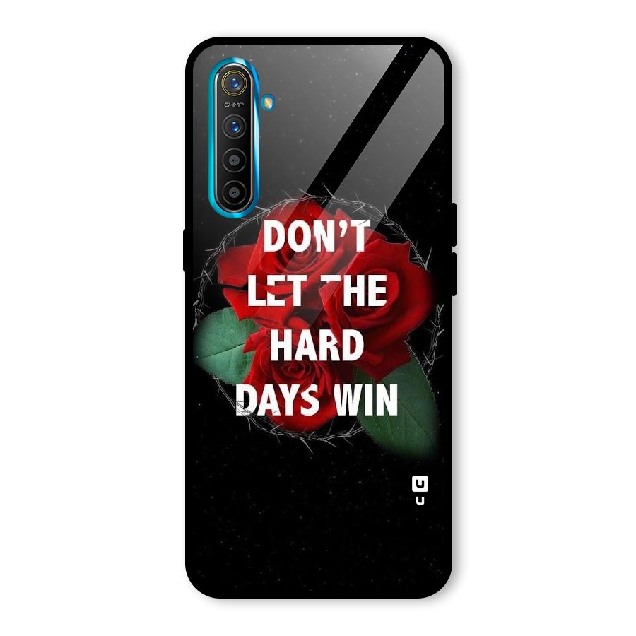 Hard Days No Win Glass Back Case for Realme X2